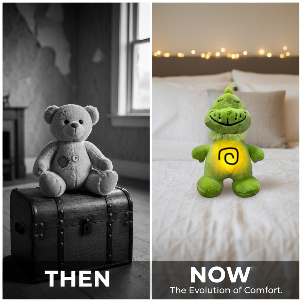Evolution from old plushies to the best comfort toy for adults.